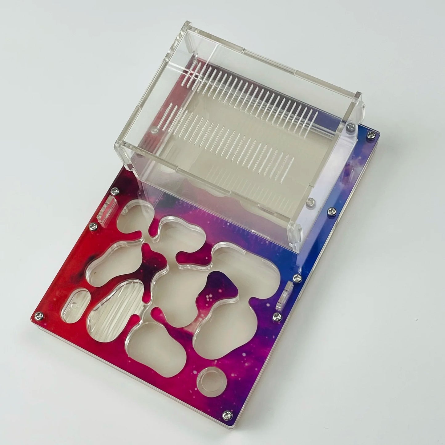 Modular Ant Farm Formicarium with Expansion Ports, Acrylic + Concrete