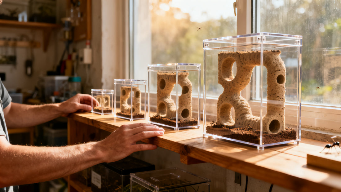 Ant Formicarium Size Guide: How to Choose the Right Nest at Every Stage