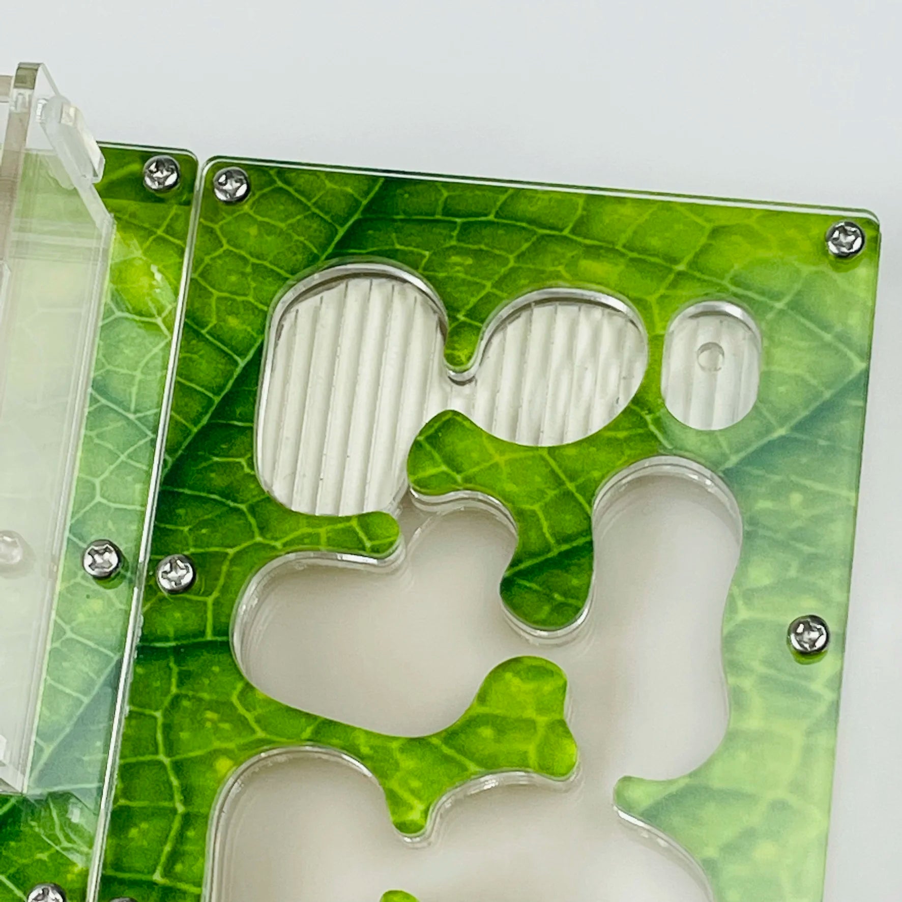 Full contents of the modular ant farm formicarium box: dropper, feeder, food clip, connectors
