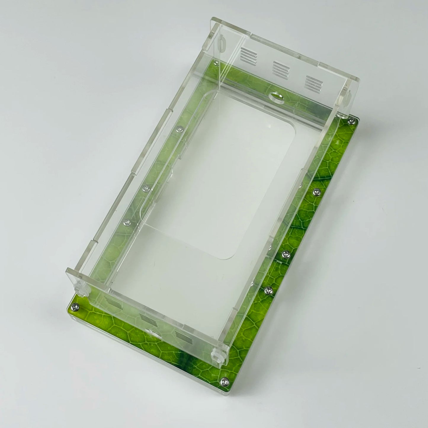 Modular Ant Farm Formicarium with Expansion Ports, Acrylic + Concrete