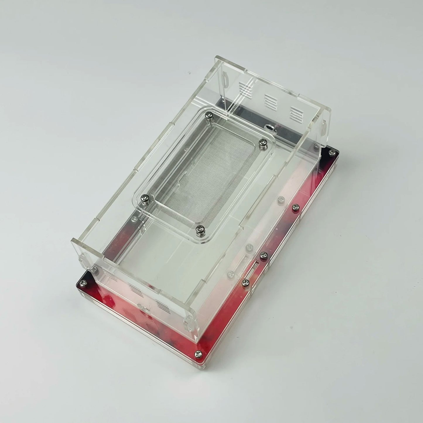 Modular Ant Farm Formicarium with Expansion Ports, Acrylic + Concrete