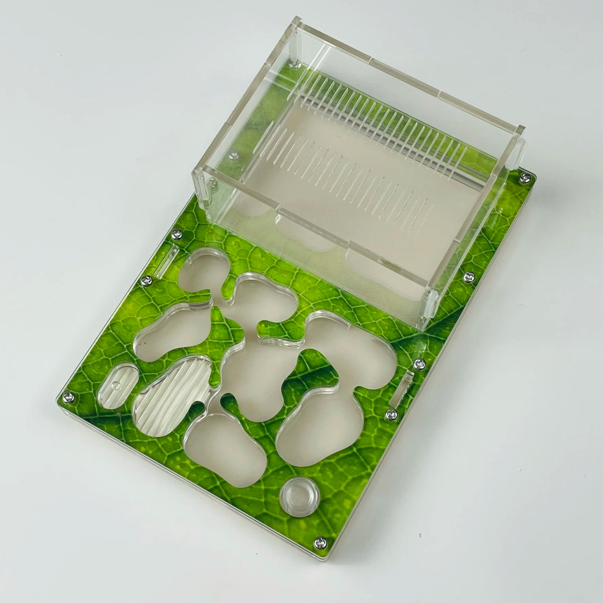 Modular Ant Farm Formicarium with Expansion Ports, Acrylic + Concrete