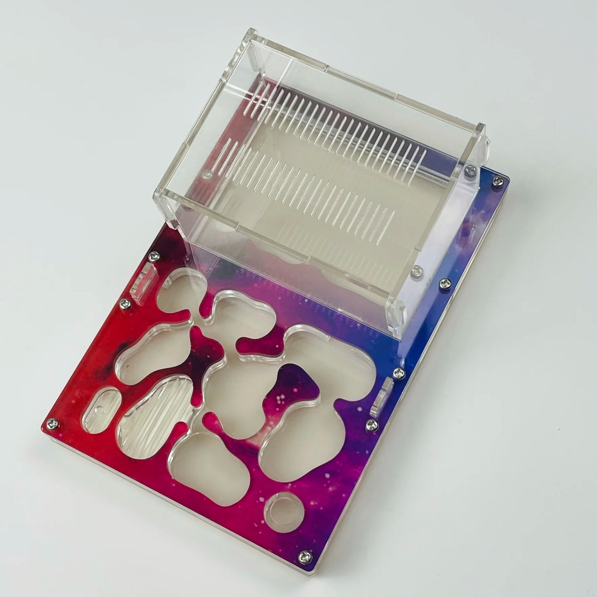 Modular Ant Farm Formicarium with Expansion Ports, Acrylic + Concrete