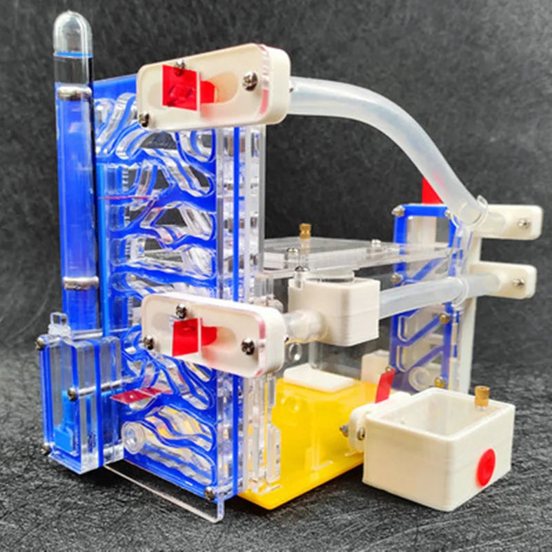 3D-B1 ant farm side view showing stacked nest chamber layout and tunnel channels