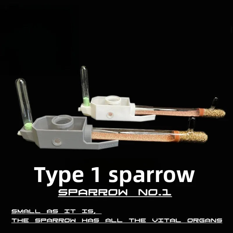 Sparrow 1 castle ant nest side profile showing 20mm test tube connection port