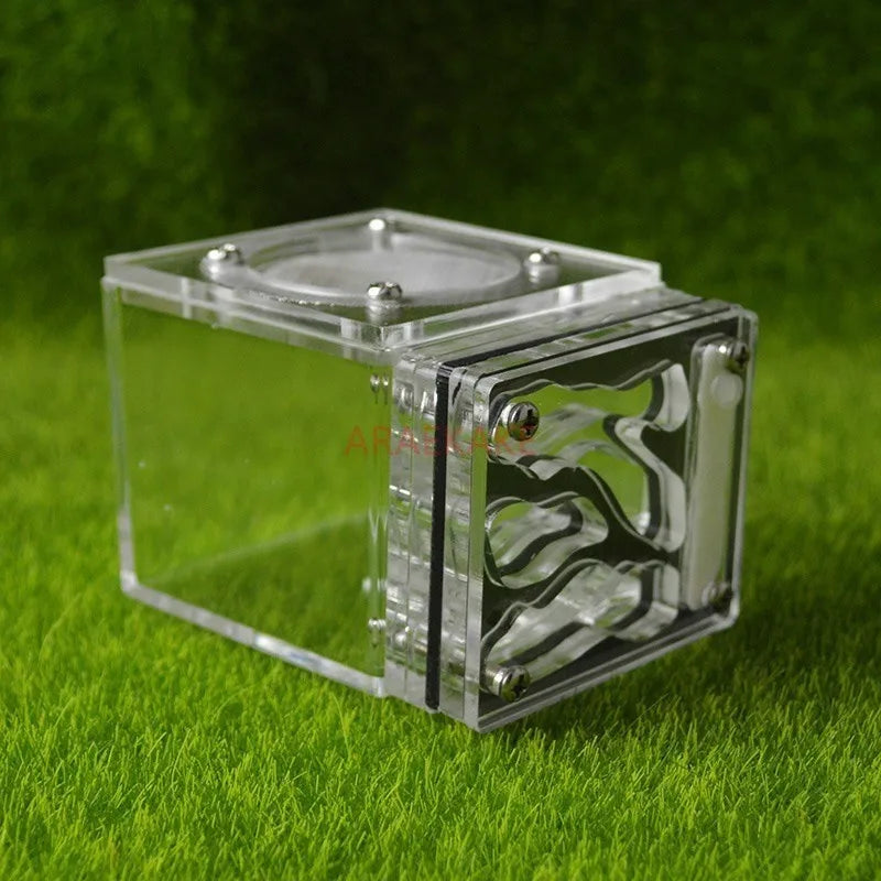 Color variant B of the acrylic mini 3D ant nest, 7.7x6x5.3 cm