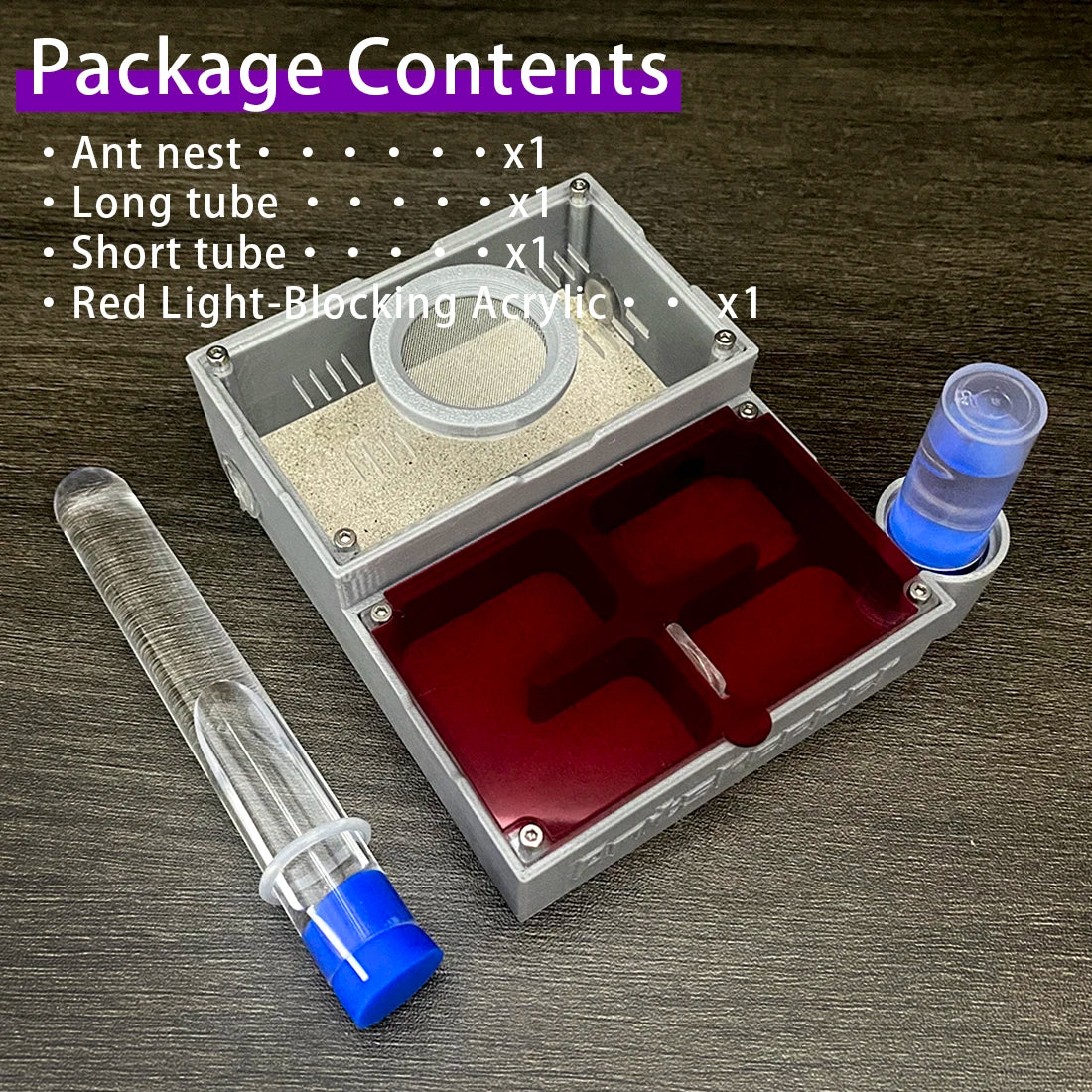 AntsKeeper 4-Room Ant Farm with Dry-Wet Separation