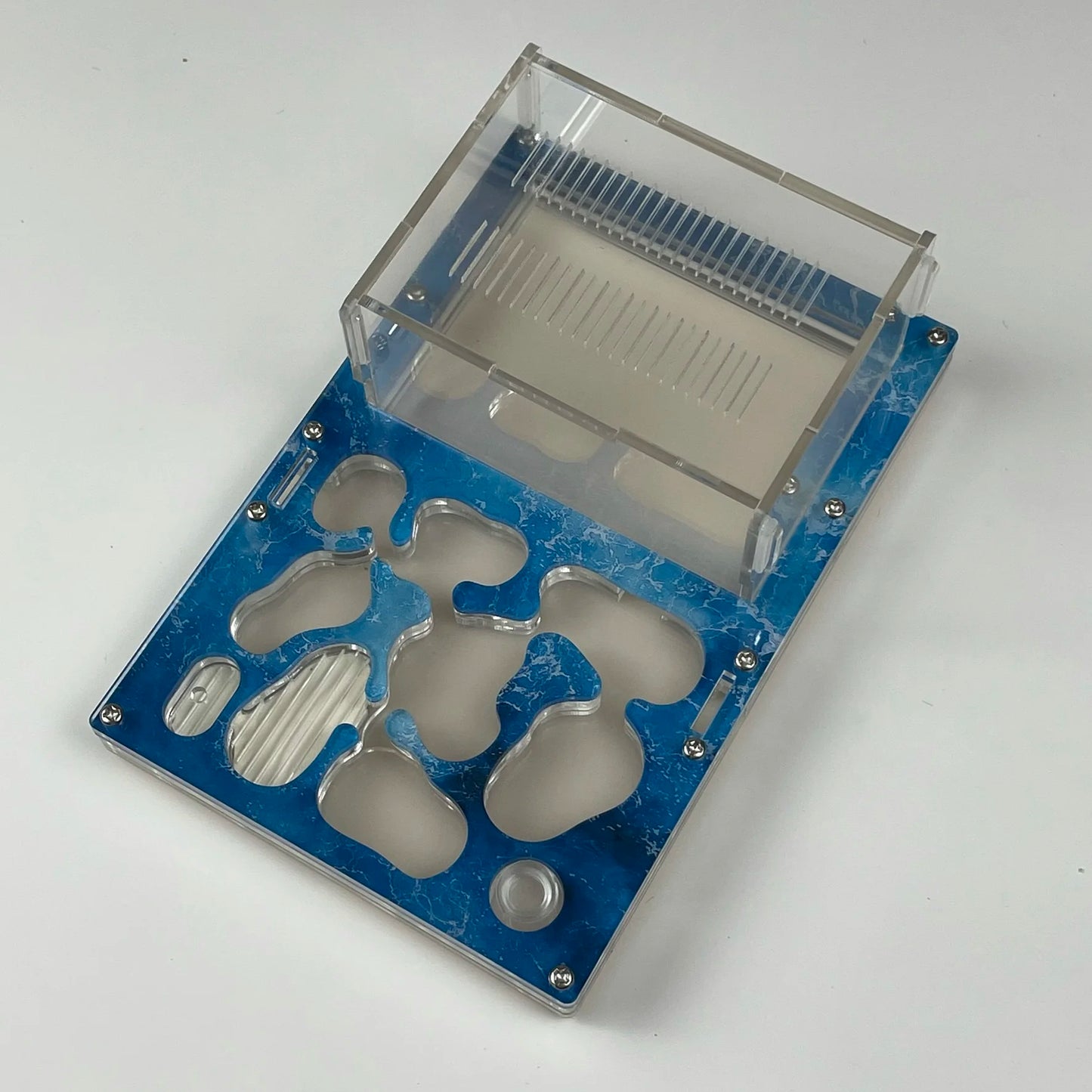 Modular Ant Farm Formicarium with Expansion Ports, Acrylic + Concrete