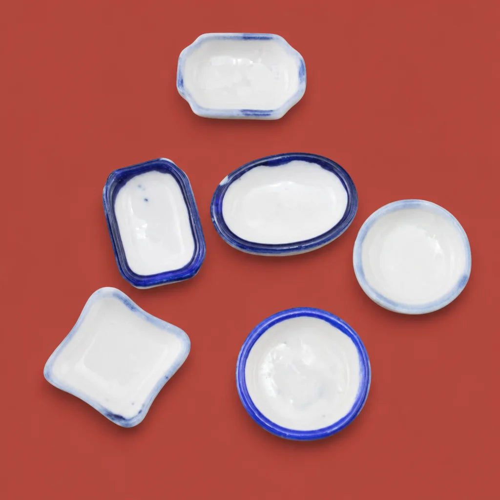 5-pack ceramic ant farm feeders 1.8cm mini bowls for ant nest outworld