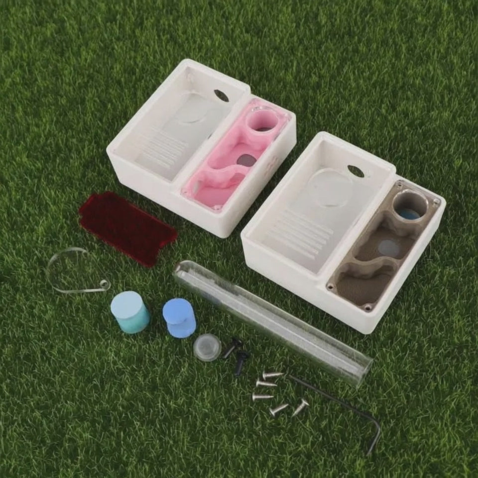 ●3D Printed Ant Farm Queen Ant's Nest Supplies For Beginner Ant Keepers Ant House Suitable For Small Ant Species : rotation 360